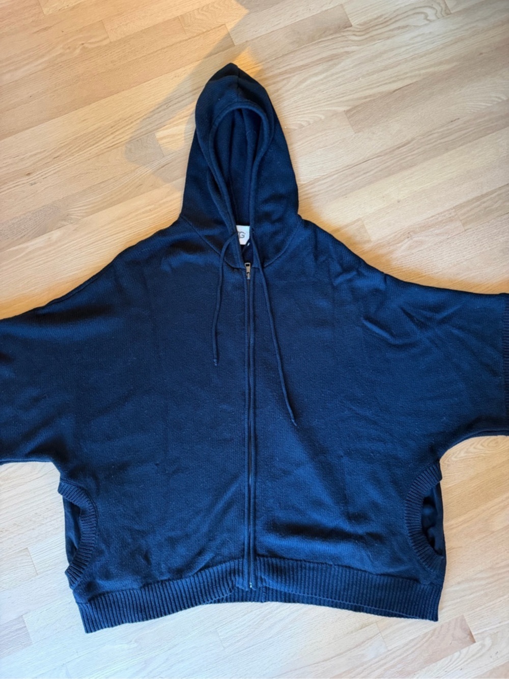 UGG Black Cotton Cashmere Hoodie